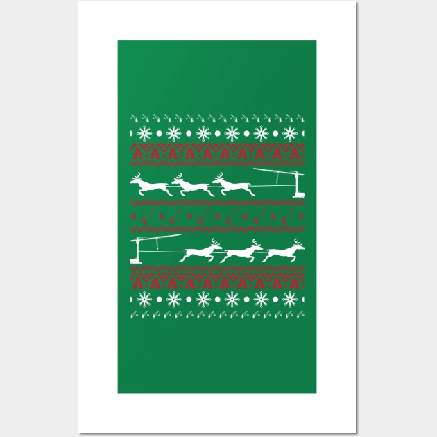 Crane Operator Christmas Wall Art by RelevantArt